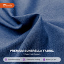 Clearance - PURPLE LEAF OPEN BOX Premium Patio Umbrella Classic SUNBRELLA Cantilever Umbrellas