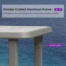 PURPLE LEAF Outdoor Bar Table Patio Dining Table Coffee Kitchen Breakfast Bistro Pub Bar Table for Patio Poolside