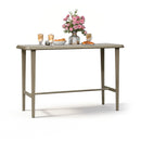 PURPLE LEAF Outdoor Bar Table Patio Dining Table Coffee Kitchen Breakfast Bistro Pub Bar Table for Patio Poolside