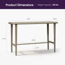 PURPLE LEAF Outdoor Bar Table Patio Dining Table Coffee Kitchen Breakfast Bistro Pub Bar Table for Patio Poolside