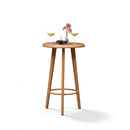 PURPLE LEAF Outdoor Bar Table Patio Dining Table Coffee Kitchen Breakfast Bistro Pub Bar Table for Patio Poolside