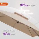 PURPLE LEAF 12x12ft Patio Umbrella Classic SUNBRELLA Cantilever Umbrellas