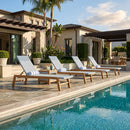 PURPLE LEAF Pool Oversized Lounge Chairs Rattan Aluminium Patio Chaise Lounge Outdoor Adjustable Recliner Finish Loungers Woven PE Sun Chairs for Poolside Deck Beach