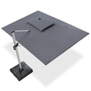 Clearance - PURPLE LEAF OPEN BOX Premium Patio Umbrella Classic SUNBRELLA Cantilever Umbrellas