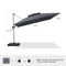 PURPLE LEAF Premium Patio Umbrella Classic SUNBRELLA Cantilever Umbrellas
