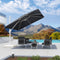 PURPLE LEAF Outdoor Patio Umbrella with Base, Best White Cantilever Umbrellas