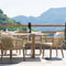 PURPLE LEAF Outdoor Dining Set for Family, Aluminum Outdoor Patio Table and Chairs Set with Olefin Cushions, Patio Furniture Set for Garden or Deck, Beige