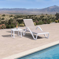 PURPLE LEAF Patio Lounger sun loungers with armrest, Chaise Lounge for beach, swimming pool, lawn, pool side