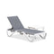 PURPLE LEAF Patio Lounger Outdoor Aluminum Plastic Single Pool Sunbathing sun loungers, Outdoor Chaise Lounge