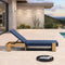PURPLE LEAF Patio Lounge Chair Modern Outdoor Chaise Lounge 2 Piece with Adjustable Backrest Rattan Chaise Lounge Chairs for Pool Garden Backyard Beach