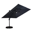 PURPLE LEAF LED Economical 10 ft Outdoor Umbrellas