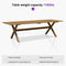 PURPLE LEAF Outdoor Dining Table Set All-Weather Aluminum with Wood Grain Table and Rope Woven Chairs Includes Backyard Patio Cushions