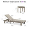 PURPLE LEAF Patio Lounge Chair Modern Outdoor Chaise Lounge 2 Piece with Adjustable Backrest Rattan Chaise Lounge Chairs for Pool Garden Backyard Beach