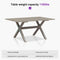 PURPLE LEAF Outdoor Dining Table Set All-Weather Aluminum with Wood Grain Table and Rope Woven Chairs Includes Backyard Patio Cushions