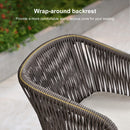 PURPLE LEAF 7/9/11 Pieces Patio Dining Set Cushions Wicker Outdoor Dining Table and Chairs