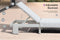 White chaise lounge with 5 adjustable backrest positions, outdoor patio furniture for relaxation.