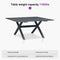 PURPLE LEAF Outdoor Dining Table Set All-Weather Aluminum with Wood Grain Table and Rope Woven Chairs Includes Backyard Patio Cushions