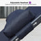 PURPLE LEAF Lounge Chair Set for Outside Aluminum Patio Recliner with Side Table and Pillow Beach Sunbathing Tanning Chairs Pool Chaise Lounger Outdoor