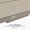 PURPLE LEAF Outdoor Dining Table Set All-Weather Aluminum with Wood Grain Table and Rope Woven Chairs Includes Backyard Patio Cushions