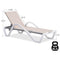 PURPLE LEAF Patio Lounger sun loungers with armrest, Chaise Lounge for beach, swimming pool, lawn, pool side.