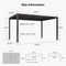 PURPLE LEAF Louvered Pergola Outdoor Adjustable Roof Modern Patio Aluminum Pergola for Deck Backyard Garden Hardtop Gazebo