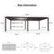 PURPLE LEAF Louvered Pergola Outdoor Adjustable Roof Modern Patio Aluminum Pergola for Deck Backyard Garden Hardtop Gazebo