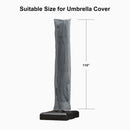 PURPLE LEAF Cantilever Umbrella Cover with Zipper Out Door Umbrella Patio Umbrella Cover