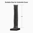 PURPLE LEAF Cantilever Umbrella Cover with Zipper Out Door Umbrella Patio Umbrella Cover