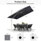 PURPLE LEAF Outdoor Patio Umbrella with Base, Best White Cantilever Umbrellas