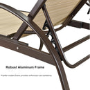 Purple Leaf American-Style Outdoor Family Chaise Lounge Chair;2 Chairs and 1 table with armrests and adjustable backrest, suitable for pools, terraces, gardens, lawns, and beaches