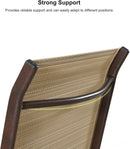 Purple Leaf American-Style Outdoor Family Chaise Lounge Chair;2 Chairs and 1 table with armrests and adjustable backrest, suitable for pools, terraces, gardens, lawns, and beaches