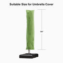 PURPLE LEAF Cantilever Umbrella Cover with Zipper Out Door Umbrella Patio Umbrella Cover