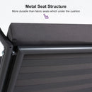 PURPLE LEAF Outdoor Patio Porch Swing with Stand, Chair with Adjustable Tilt Canopy All-Weather Steel Frame for Backyard Front Porch Lawn
