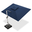 Clearance - PURPLE LEAF OPEN BOX Premium Patio Umbrella Classic SUNBRELLA Cantilever Umbrellas