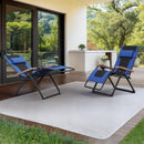 Purple Leaf Widened Outdoor Chaise Lounge , Patio Zero Gravity Recliner, Folding Chair, with Quilted Seat and Adjustable Headrest, Suitable for Lawns, Camping, Gardens, and Pools, Available in Black, Blue, and Gray.
