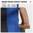 Purple Leaf Widened Outdoor Chaise Lounge , Patio Zero Gravity Recliner, Folding Chair, with Quilted Seat and Adjustable Headrest, Suitable for Lawns, Camping, Gardens, and Pools, Available in Black, Blue, and Gray.