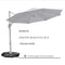 OPEN BOX I PURPLE LEAF Economical Offset Patio Umbrella Base 300 Lbs, ZY04BSSBL-150 - Purple Leaf Garden