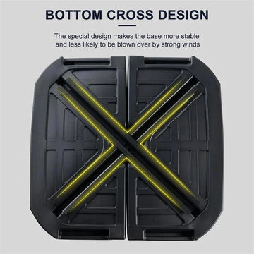 Cantilever Umbrella Base | Water-Fillable 330 lb Stabilizer