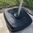 OPEN BOX I PURPLE LEAF Offset Patio Umbrella Base with Wheels 35.4" X 35.4" X 7.9", ZYBASE-8 - Purple Leaf Garden