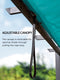 PURPLE LEAF Outdoor Retractable Pergola with Sun Shade Canopy Patio Metal Shelter for Garden Porch Beach Pavilion Grill Gazebo Yard Grape Trellis Pergola-Purple Leaf Garden