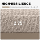 PURPLE LEAF Caesar Outdoor Dining Set Aluminum Luxury Patio Furniture Table and Chairs Set with Olifen Removable Thick Cushion and Pillow Patio Dining Sets for Garden Deck