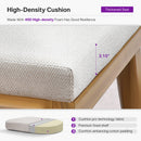 PURPLE LEAF patio dining chair cushion: 3.15" thick, high-density 45D foam