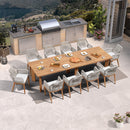 PURPLE LEAF Outdoor Dining Set with Sunbrella Cushions wicker patio table set  for Kitchen Deck Garden Outdoor Furniture Sets