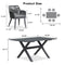 PURPLE LEAF 11/9/7 Pieces Outdoor Dining Set PE Rattan Outdoor Patio Furniture Set Grey