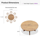 PURPLE LEAF 7/9/11 Pieces Patio Dining Set with Sunbrella Cushions All-Weather Wicker Patio Table and Chairs for Deck, Garden