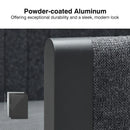 PURPLE LEAF Sanori Classical with Table Patio Conversation Set with Grey Ottoman and Cushions for Poolside Graden