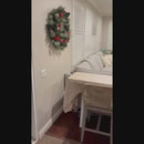 PURPLE LEAF Modern Bar Stools Set of 2, Aluminum Bar Stool with Cushion for Indoor and Outdoor, Kitchen Island