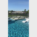 PURPLE LEAF 8 x 8 ft Swimming Pool Umbrella 7' High Outdoor Patio Cantilever Umbrella