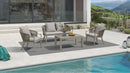 PURPLE LEAF Buler 4/8 Pieces Modern Patio Conversation Set with Rattan Chairs and Coffee Table Sofa for Poolside