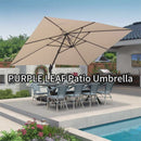 Clearance - PURPLE LEAF OPEN BOX Affordable Cantilever Umbrella for Patio